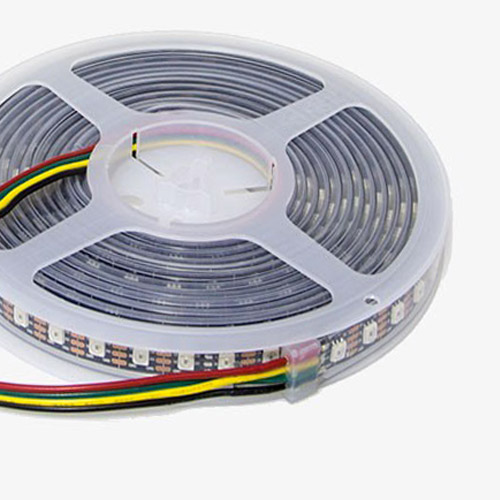 WS2812B DC5V Series Flexible LED Strip Lights, Programmable Pixel Full Color Chasing, Outdoor Waterproof IP67, 300LEDs 16.4ft Per Reel By Sale WS2812B DC5V Series Flexible LED Strip Lights, Programmable Pixel Full Color Chasing, Outdoor Waterproof IP67, 300LEDs 16.4ft Per Reel By Sale